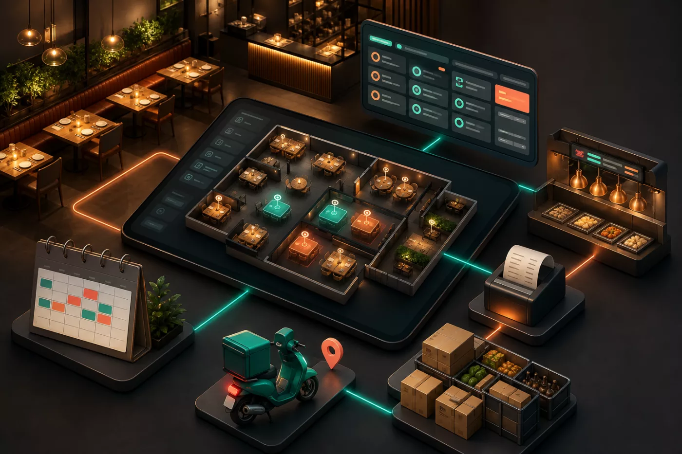 Restoran Adisyon Yönetim Platformu ekranı