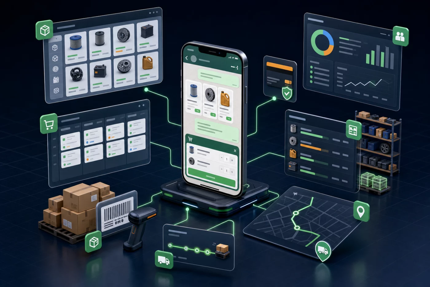 WhatsApp Katalog ve Sipariş Yönetim Programı ekranı